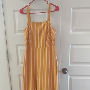 Yellow and White romper